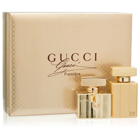 gucci gift set beauty|gucci premiere perfume gift set.